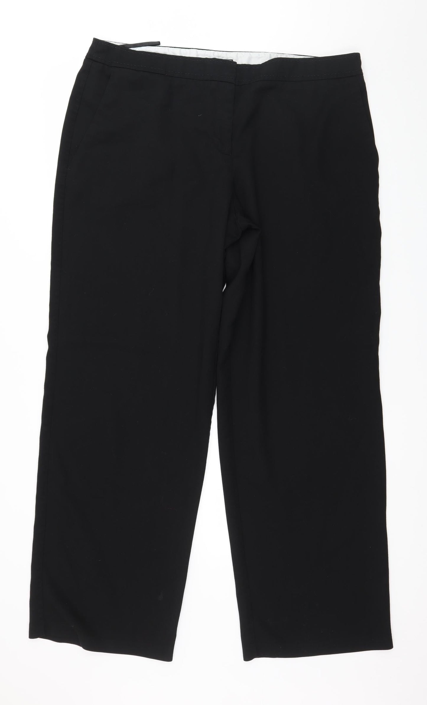 NEXT Womens Black   Trousers  Size 18 L32 in