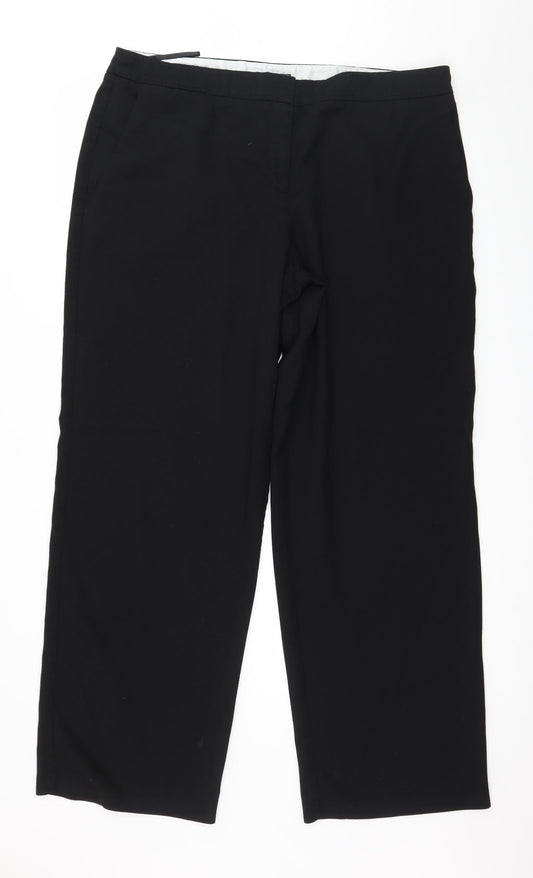 NEXT Womens Black   Trousers  Size 18 L32 in