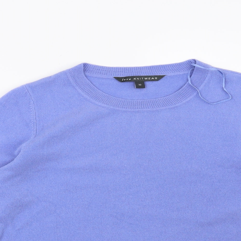 Bonmarché Womens Blue   Pullover Jumper Size 10