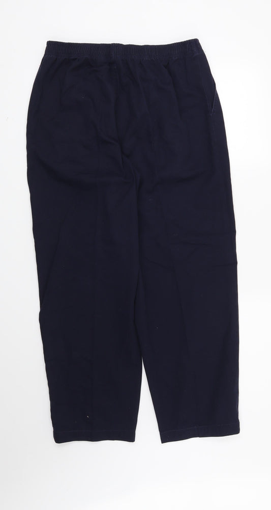 Cabin Creek Womens Blue   Trousers  Size 14 L26 in