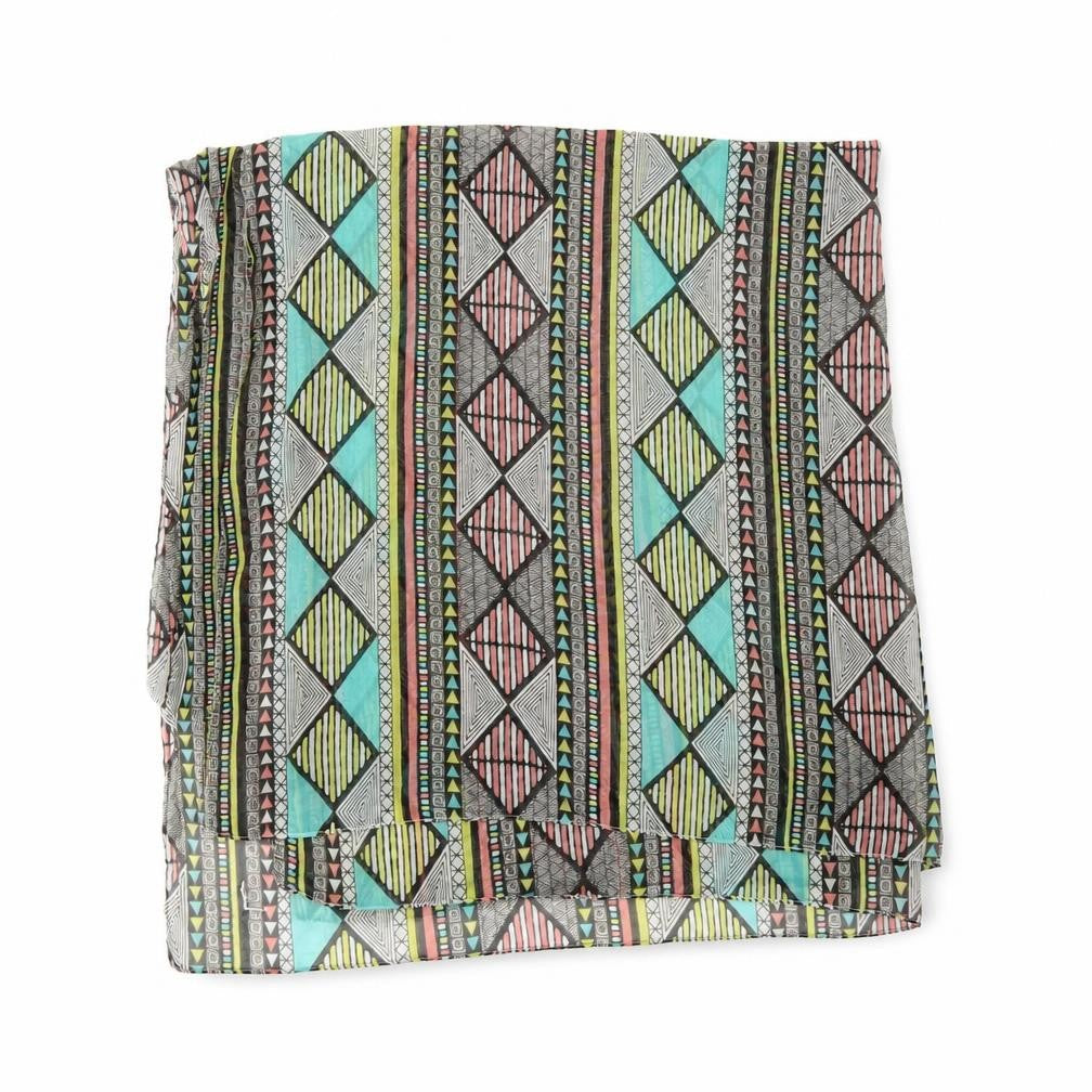 Preworn Womens Red Fair Isle   Shawl/Wrap