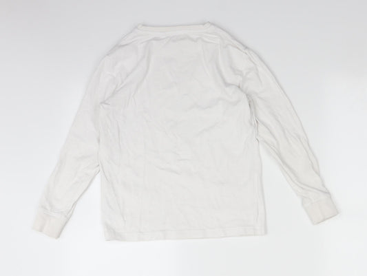NEXT Boys White   Basic T-Shirt Size 8 Years