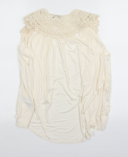 New Look Womens Ivory   Cardigan Jumper Size 10