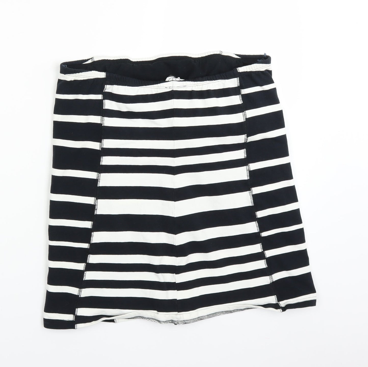 NEXT Womens White Striped  Basic Tank Size 16