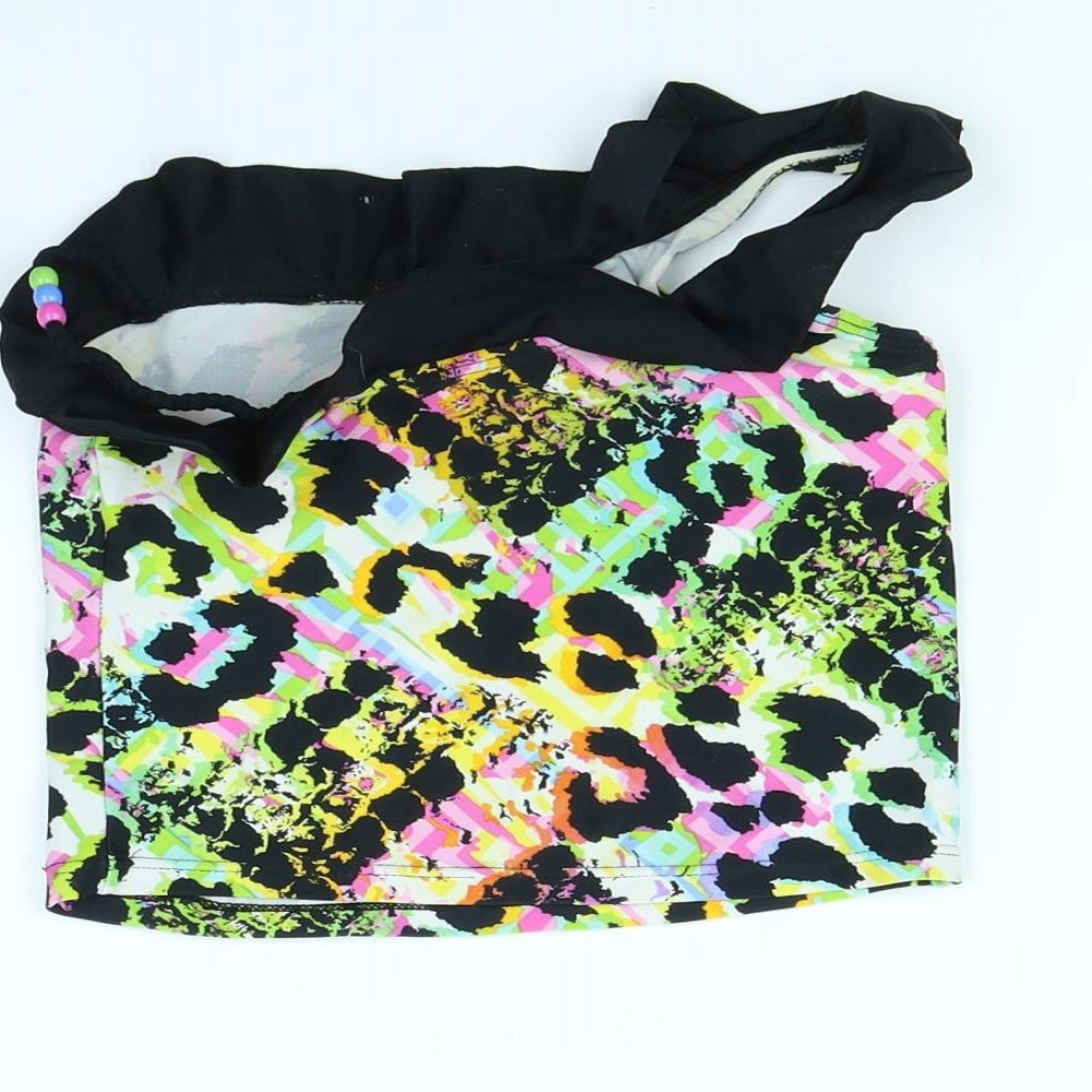 YD Girls Multicoloured Animal Print  Basic Tank Size 10 Years