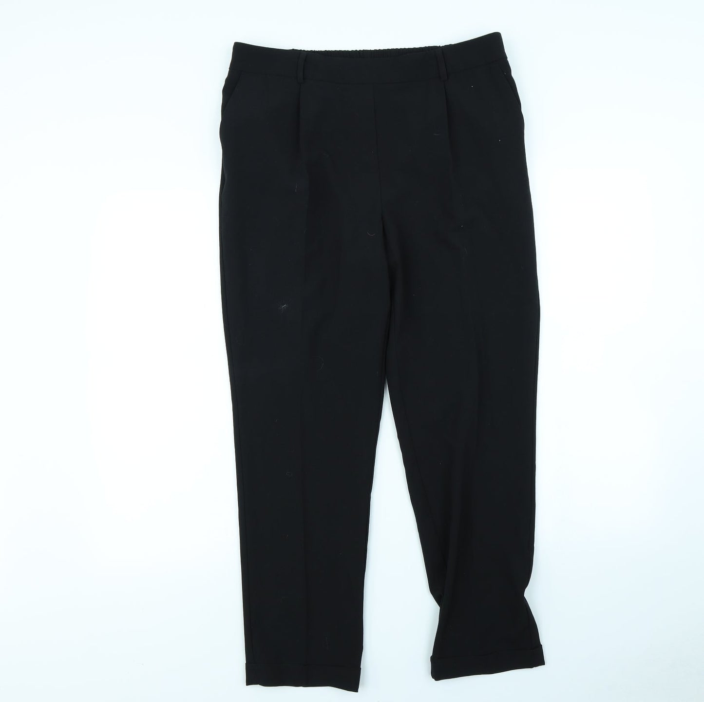 Papaya Womens Black   Dress Pants Trousers Size 14 L29 in