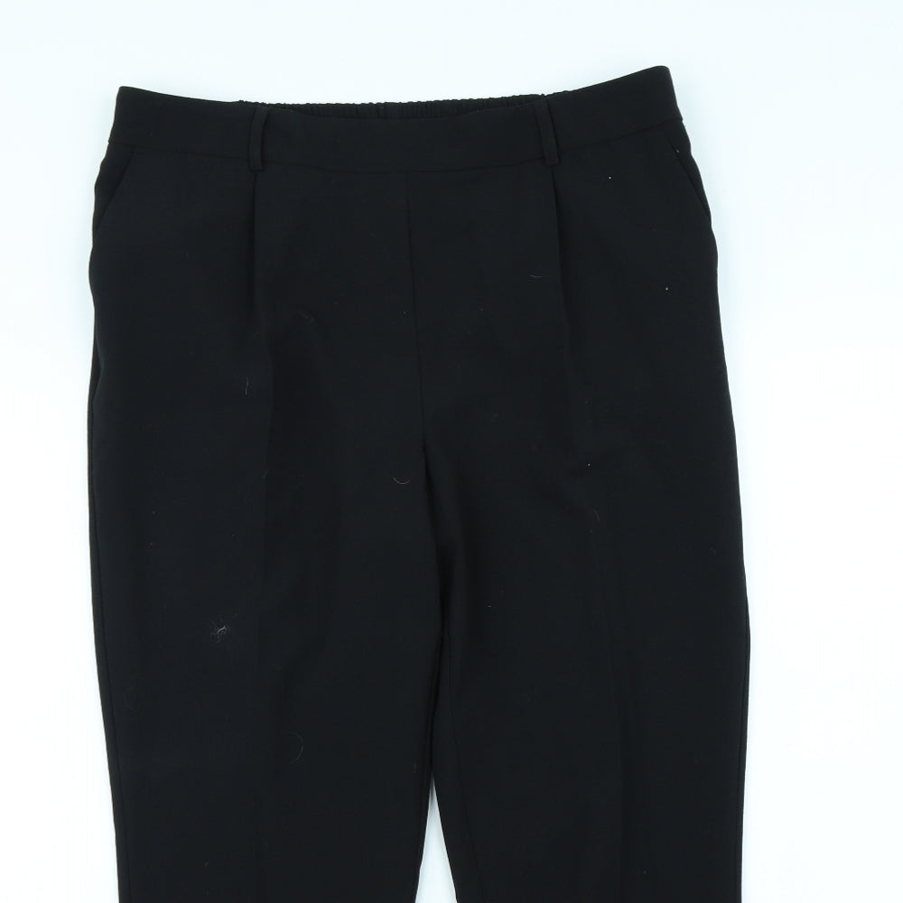 Papaya Womens Black   Dress Pants Trousers Size 14 L29 in
