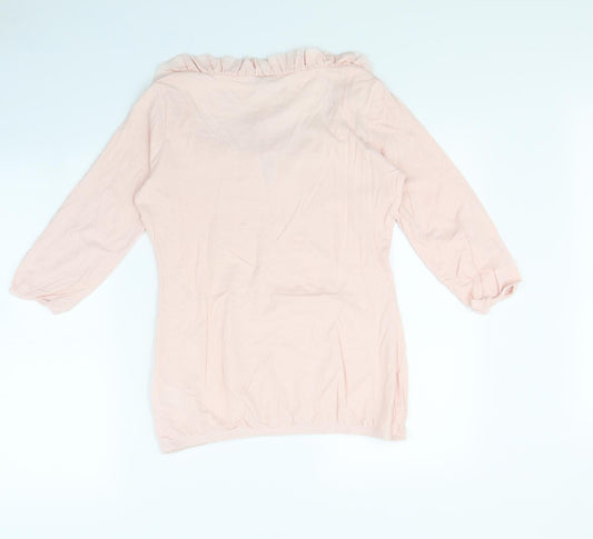 Spirit Womens Pink   Basic Blouse Size M