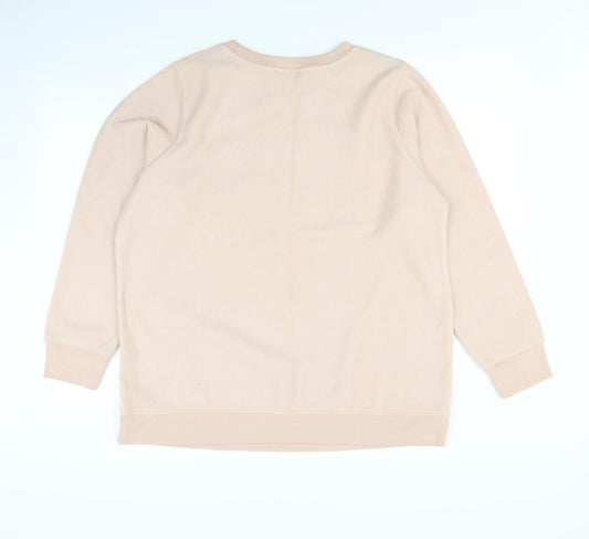 New Look Womens Pink   Pullover Jumper Size 2