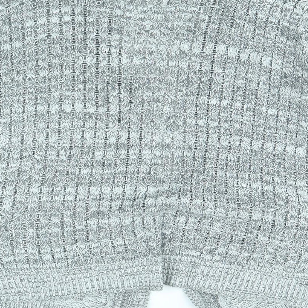 Glimpse Womens Grey   Cardigan Jumper Size L