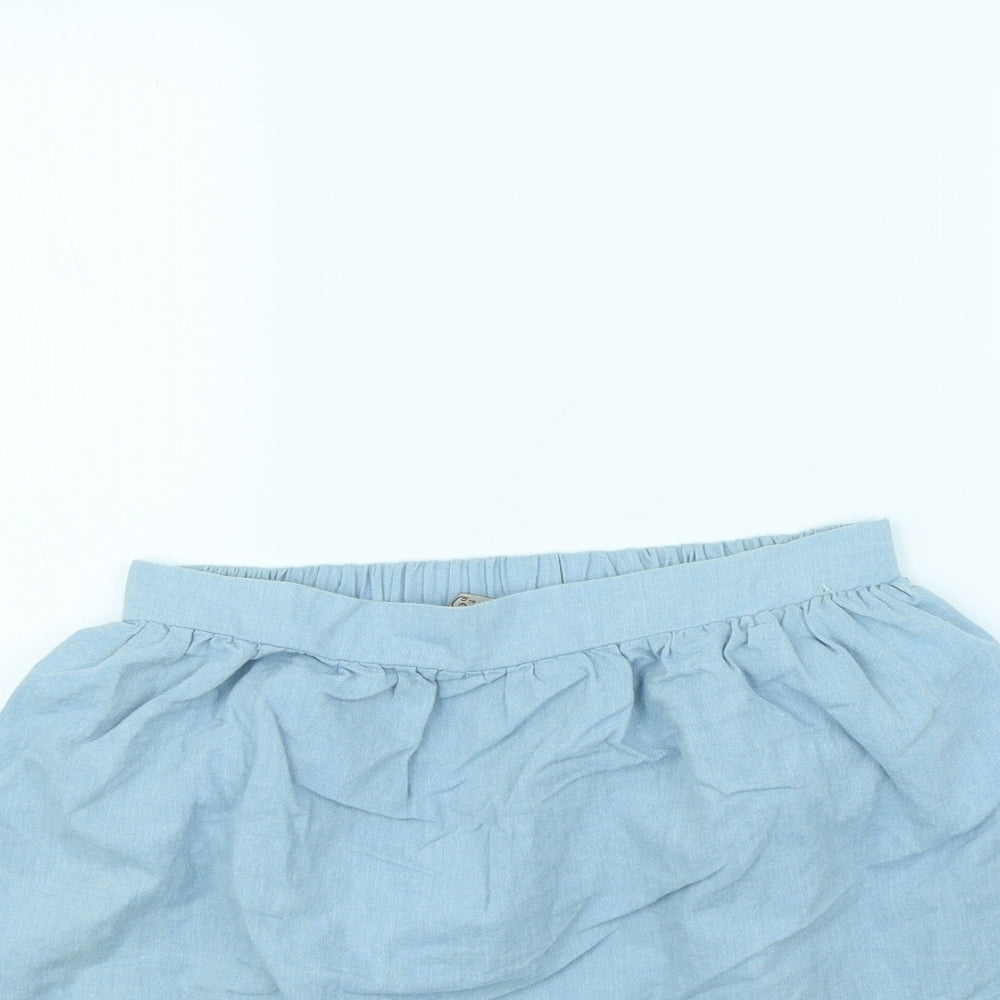 Denim & Co. Womens Blue   Flare Skirt Size 12