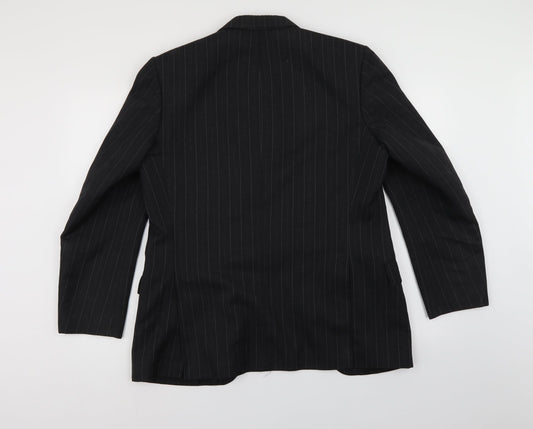 Canda Mens Grey Striped  Jacket Suit Jacket