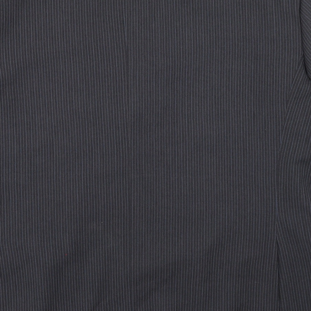 Butler & Webb Mens Grey Striped  Jacket Suit Jacket