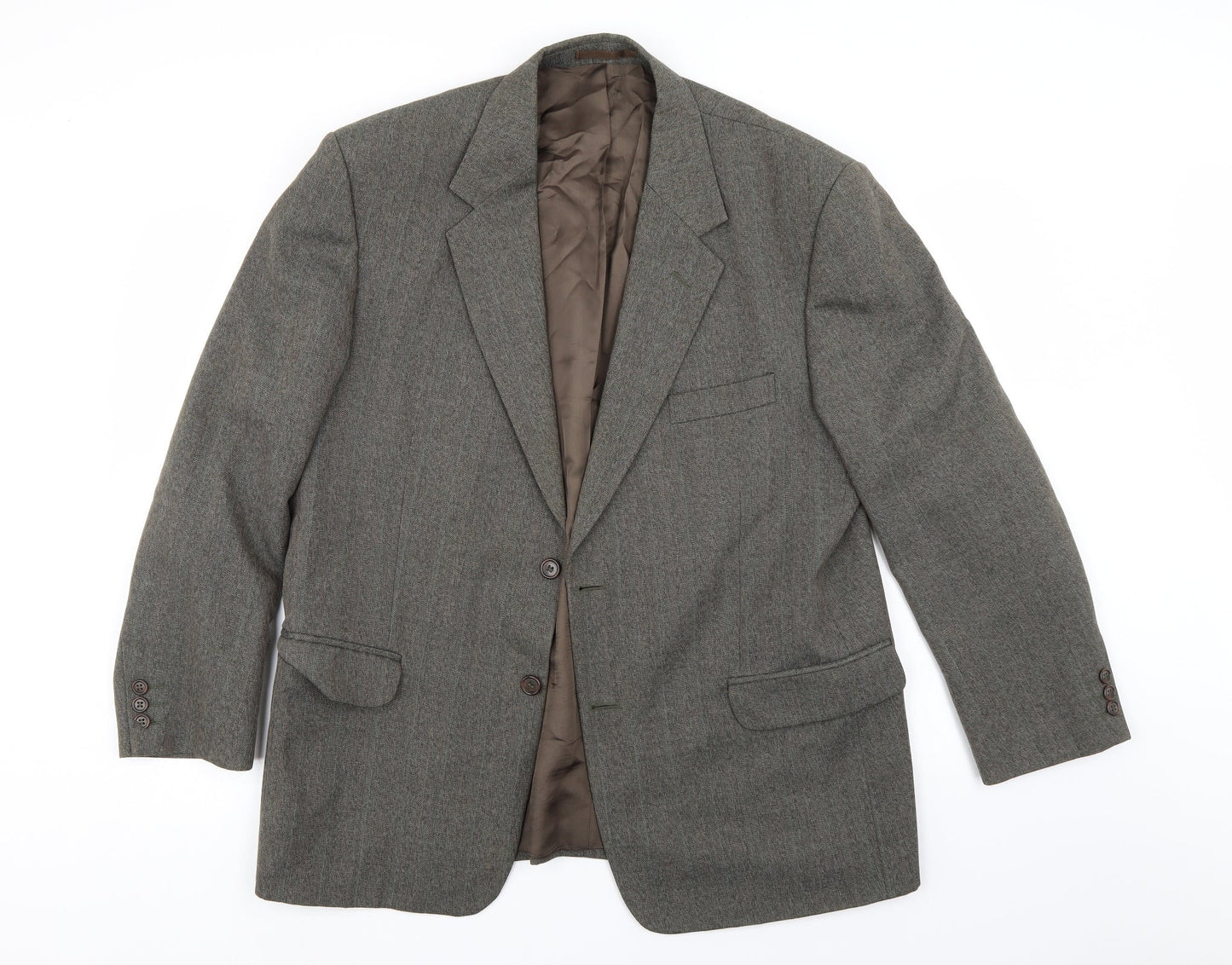 Brook Taverner Mens Grey   Jacket Suit Jacket   - grey/brown look