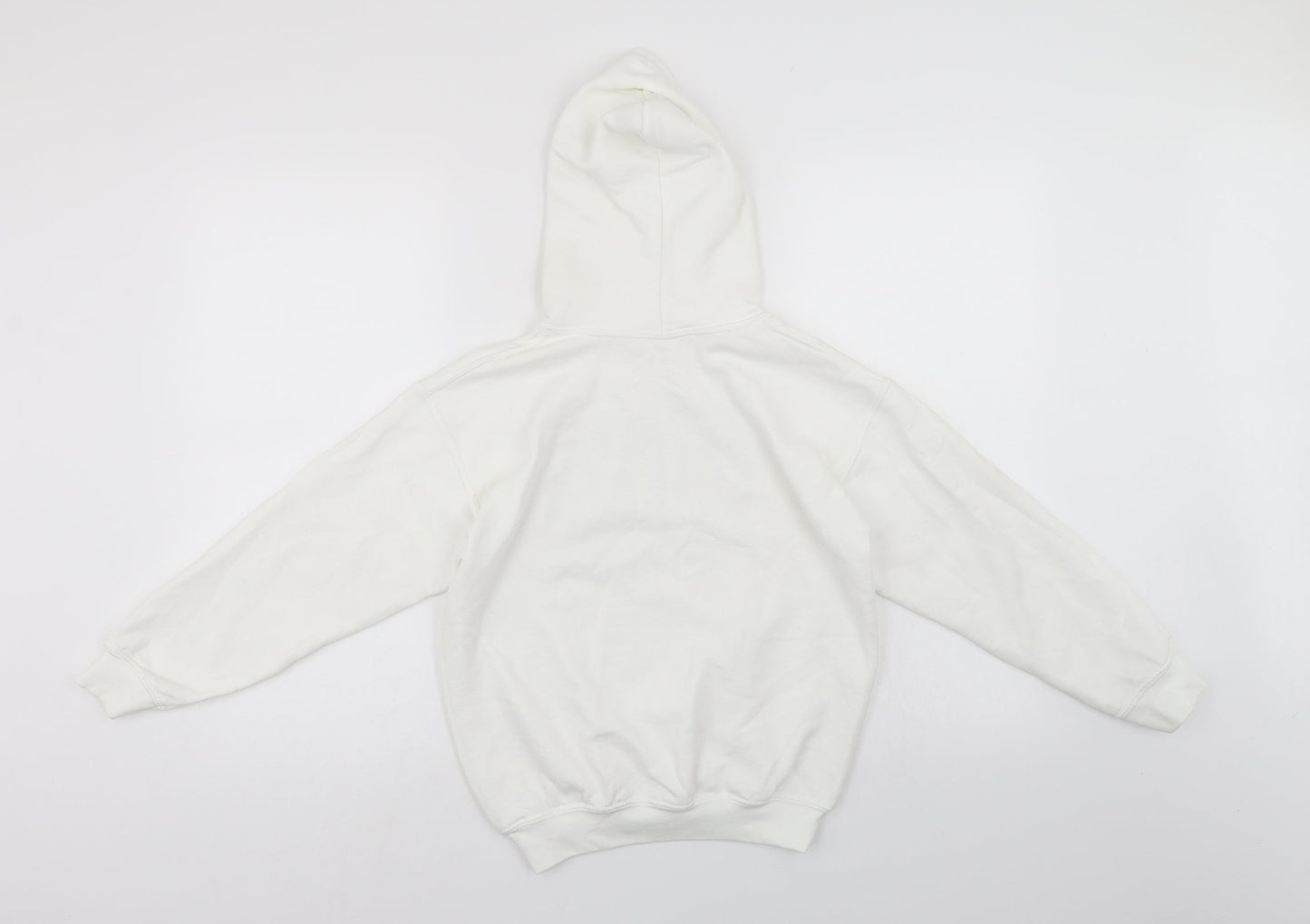 Preworn Womens White   Pullover Hoodie Size XS