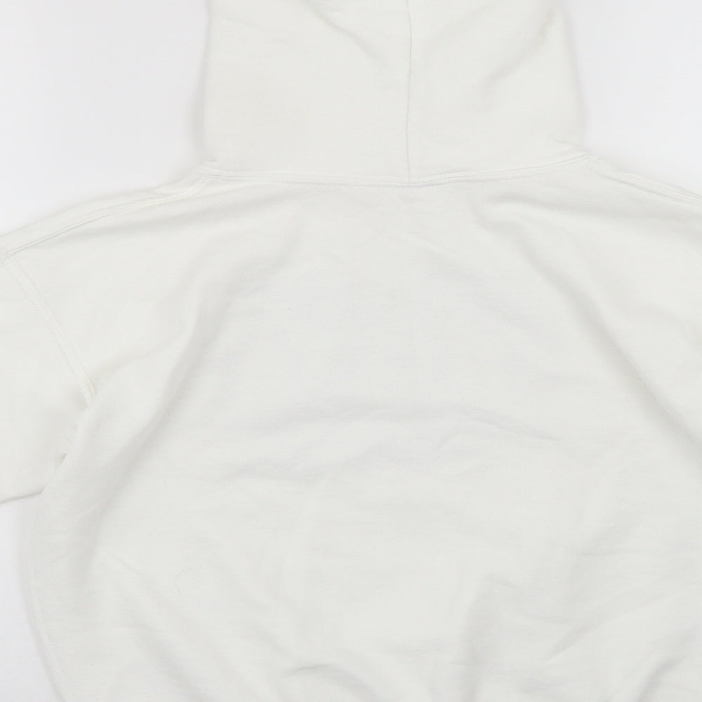 Preworn Womens White   Pullover Hoodie Size XS