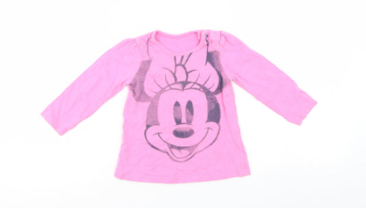 Disney Girls Pink   Basic Casual Size 12-18 Months
