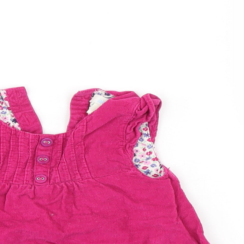JoJo Maman Bébé Girls Purple   Tank Dress  Size 3-6 Months