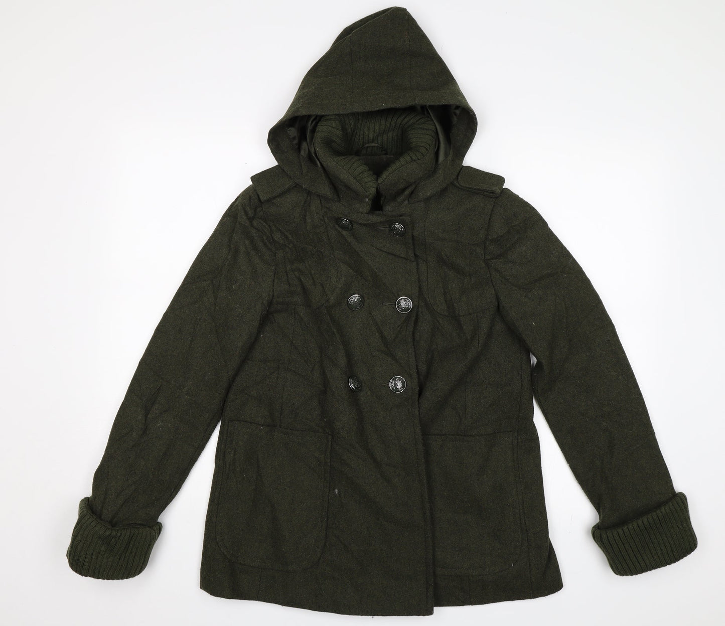 Topshop Womens Green   Jacket  Size 8