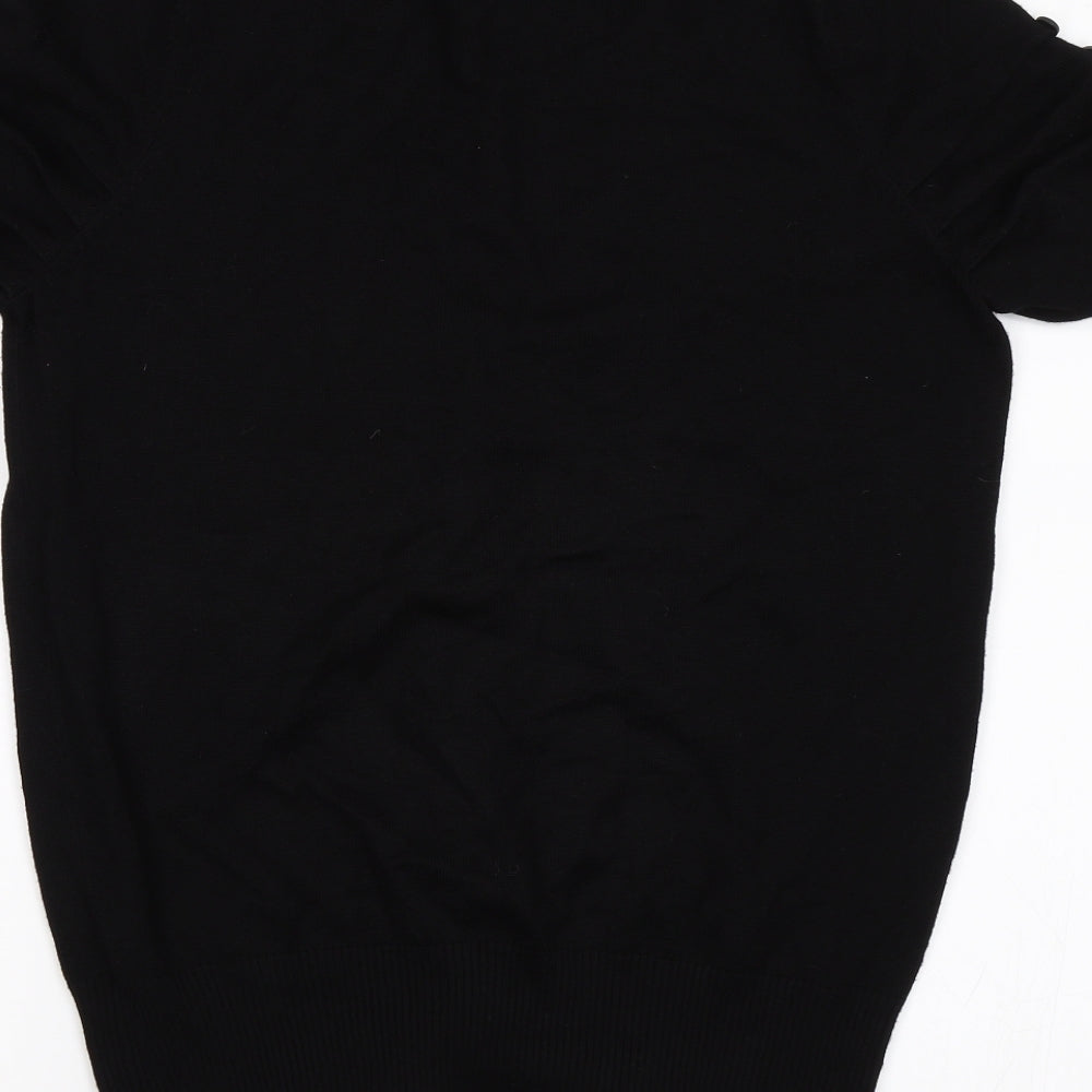 Preworn Womens Black   Basic Blouse Size 10