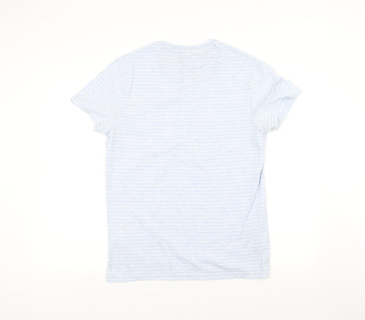 The Spitalfields Shirt Co Womens Blue   Basic T-Shirt Size M