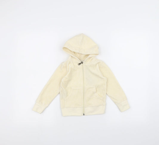 perfect Girls White   Full Zip Hoodie Size 2-3 Years