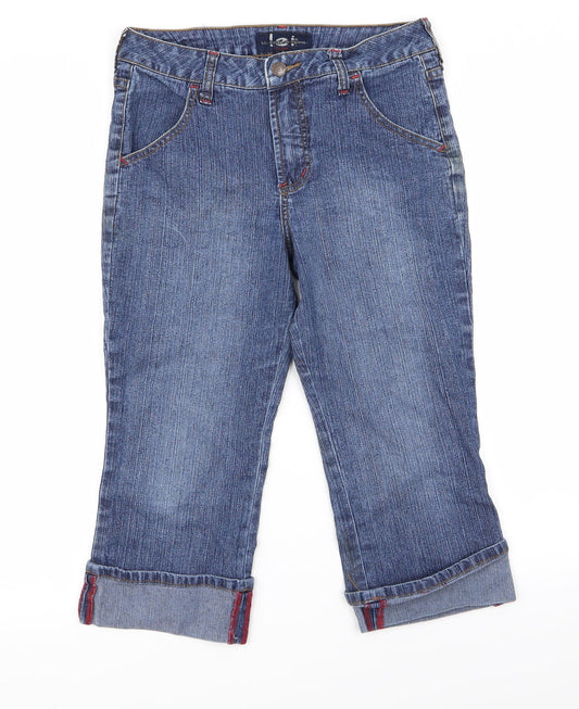 life energy Womens Blue   Wide-Leg Jeans Size 10