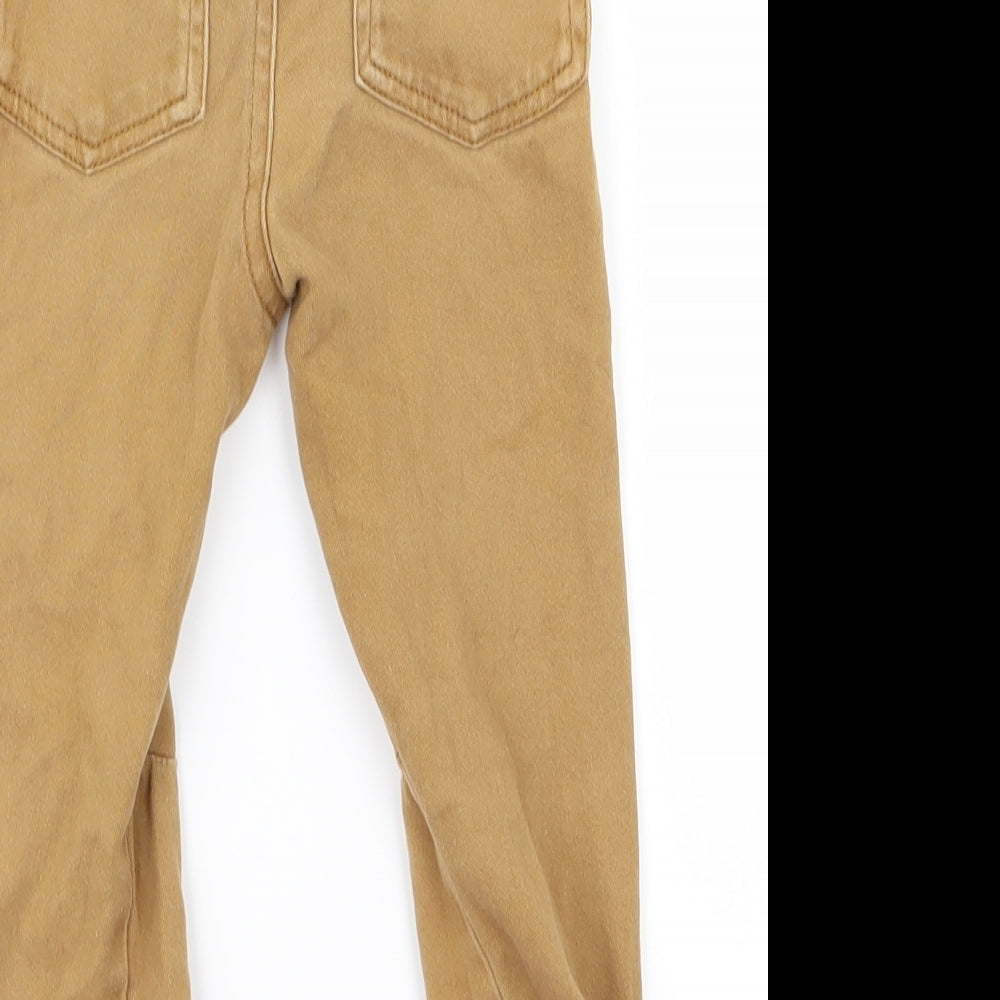Preworn Baby Brown   Jogger Trousers Size 0-3 Months