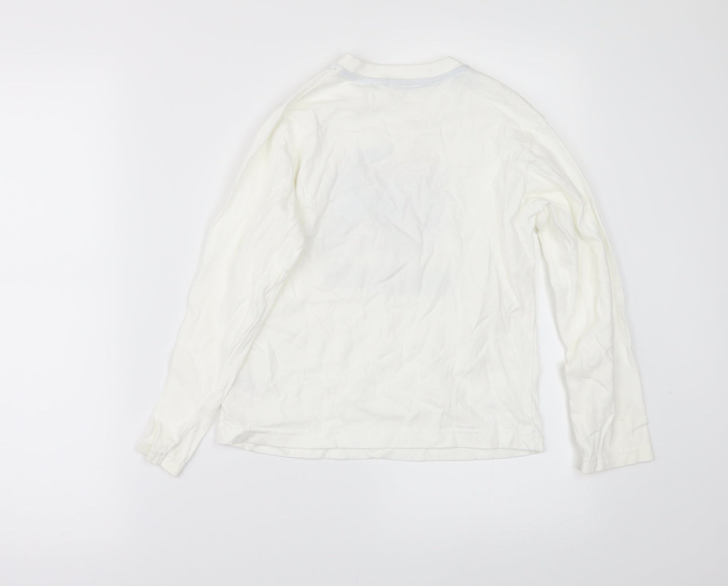 George Boys White   Basic T-Shirt Size 6-7 Years