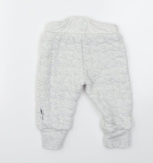 F&F Boys Grey   Track Pants Trousers Size 9-12 Months
