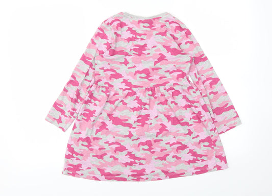I love girl wear  Girls Pink Camouflage  Fit & Flare  Size 7 Years