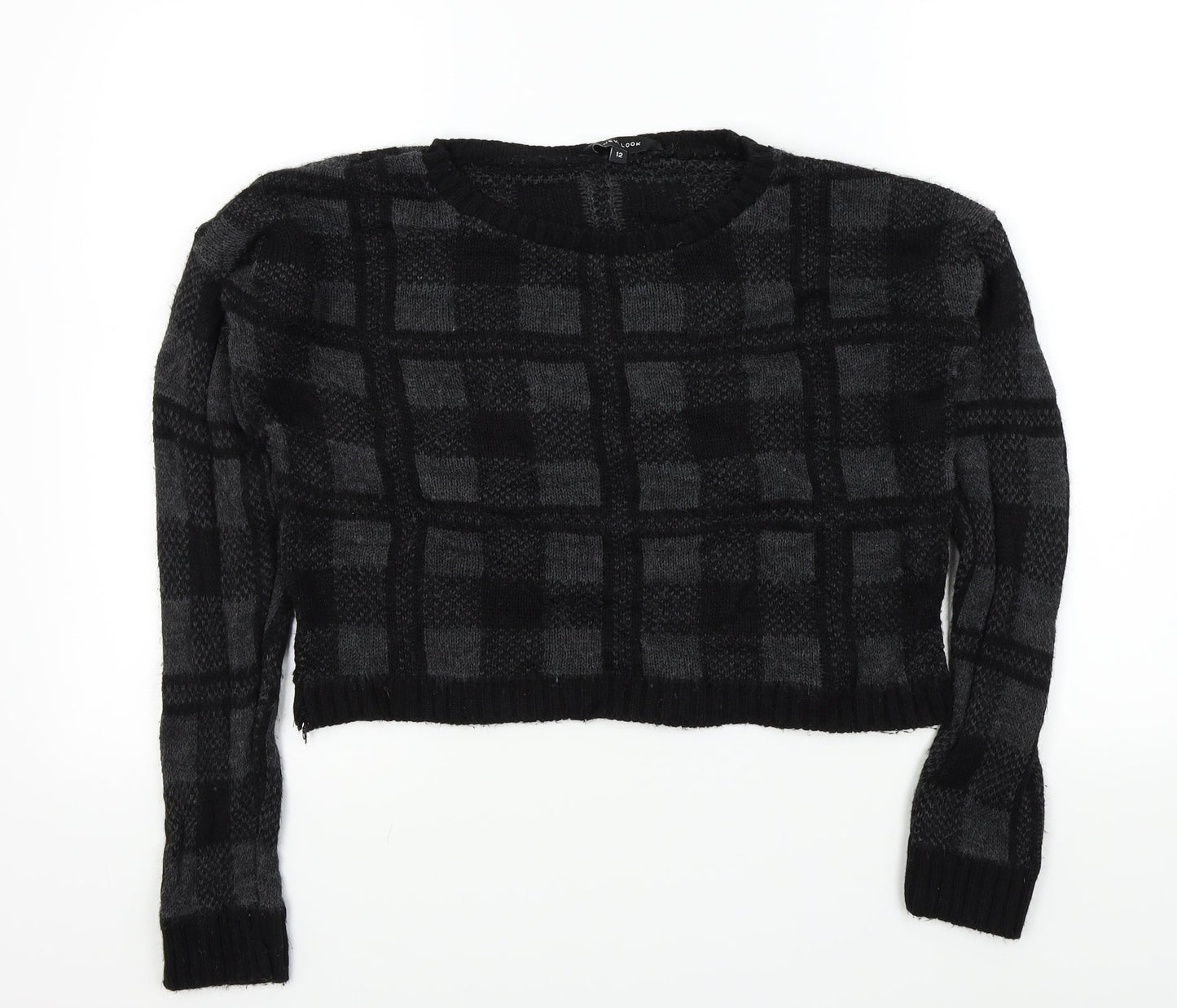 New Look Womens Black   Pullover Jumper Size 12