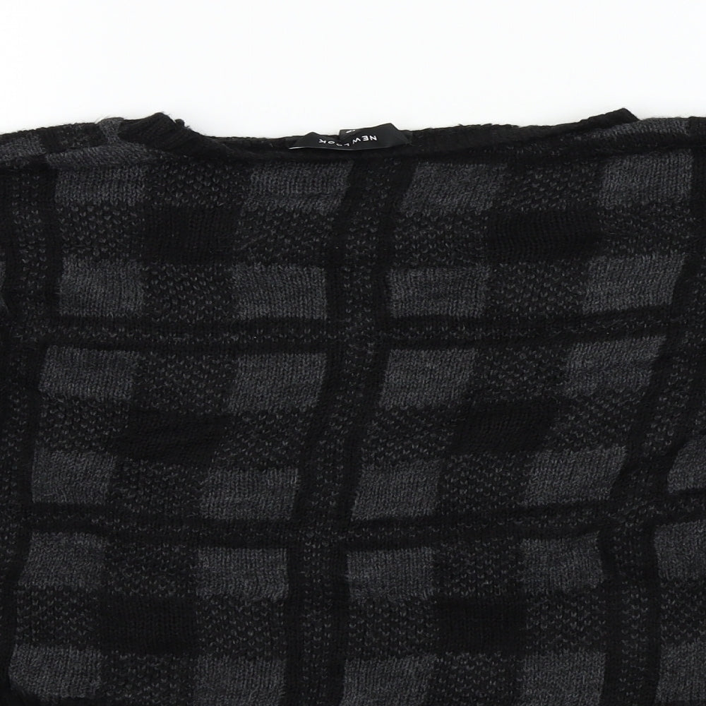 New Look Womens Black   Pullover Jumper Size 12
