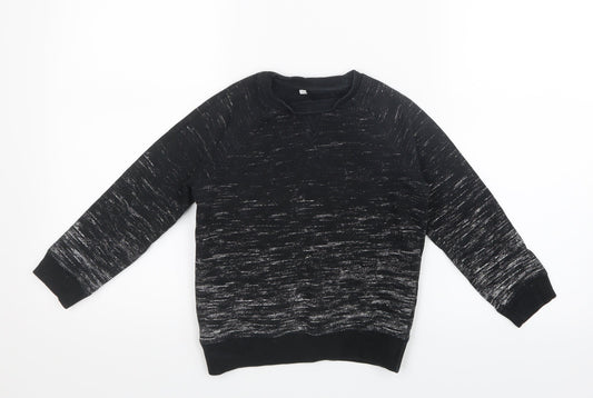 Marks and Spencer Boys Black   Pullover Jumper Size 5-6 Years