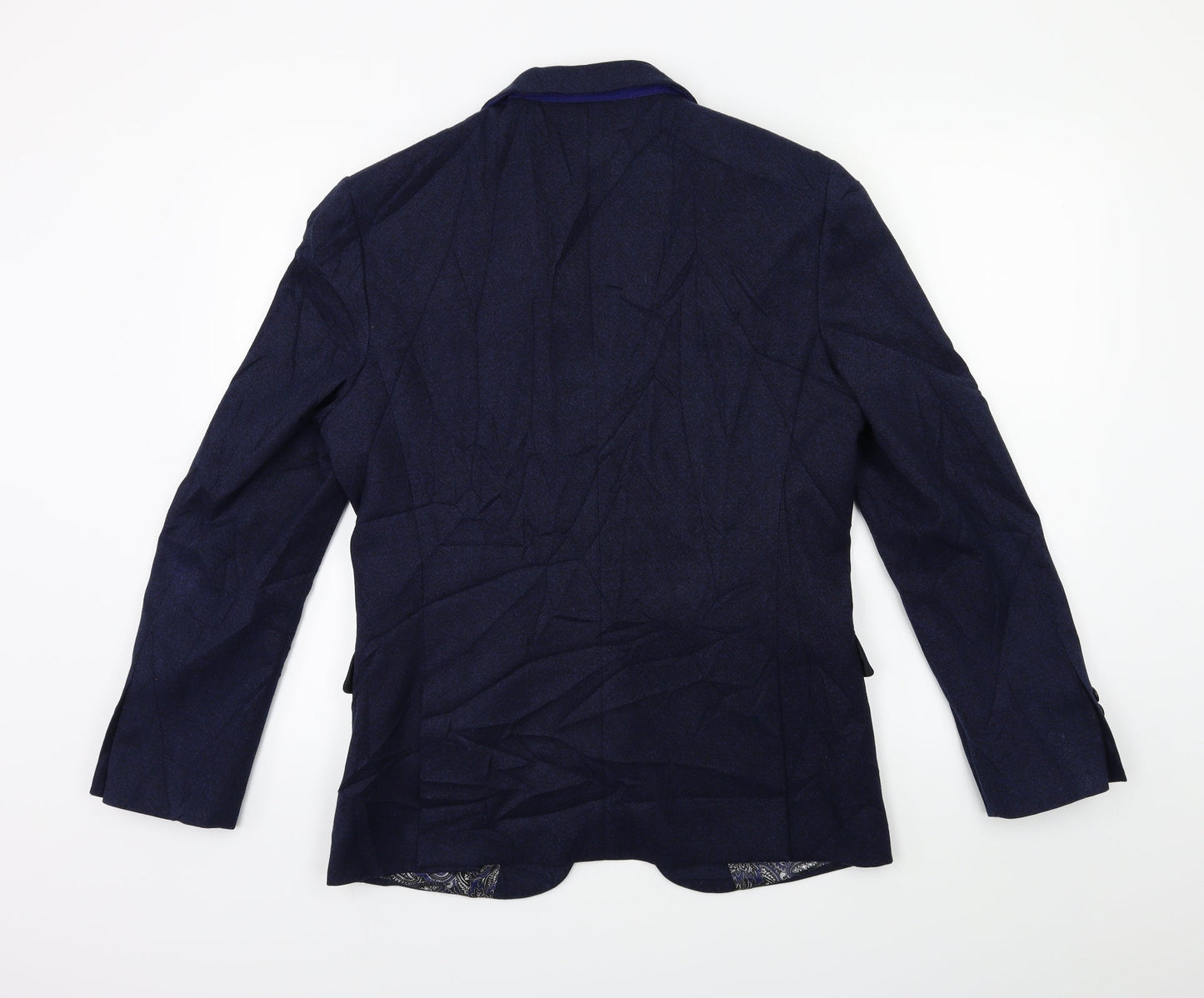 frenchie Mens Blue   Jacket Suit Jacket Size 36
