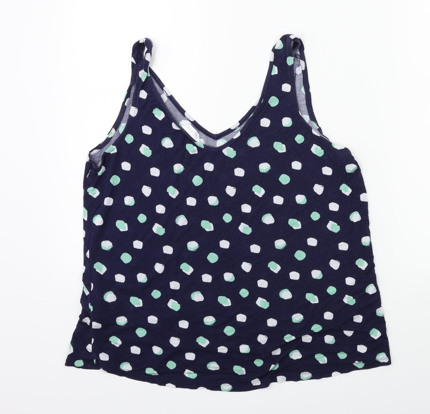 Marks and Spencer Womens Blue Floral  Basic Tank Size 12