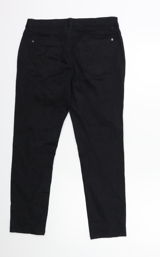 Street One Womens Black   Trousers  Size 8 L26 in