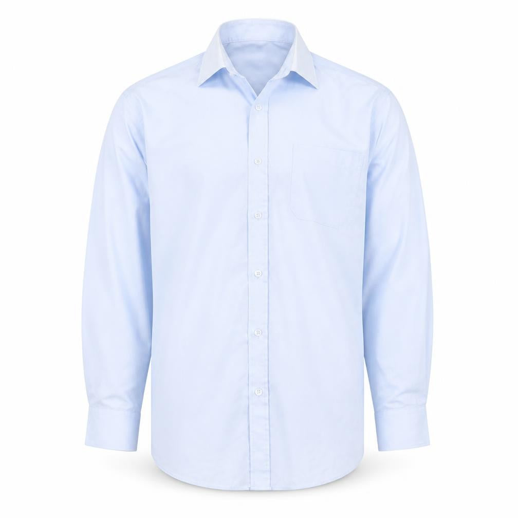 B&W Mens Blue    Button-Up Size 16