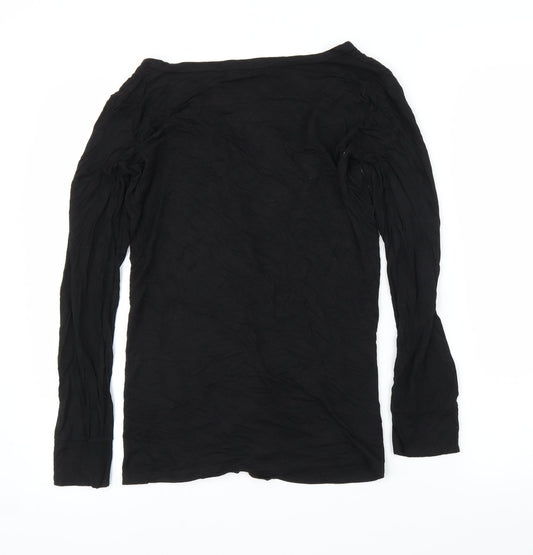 Effect Womens Black   Cardigan Jumper Size S