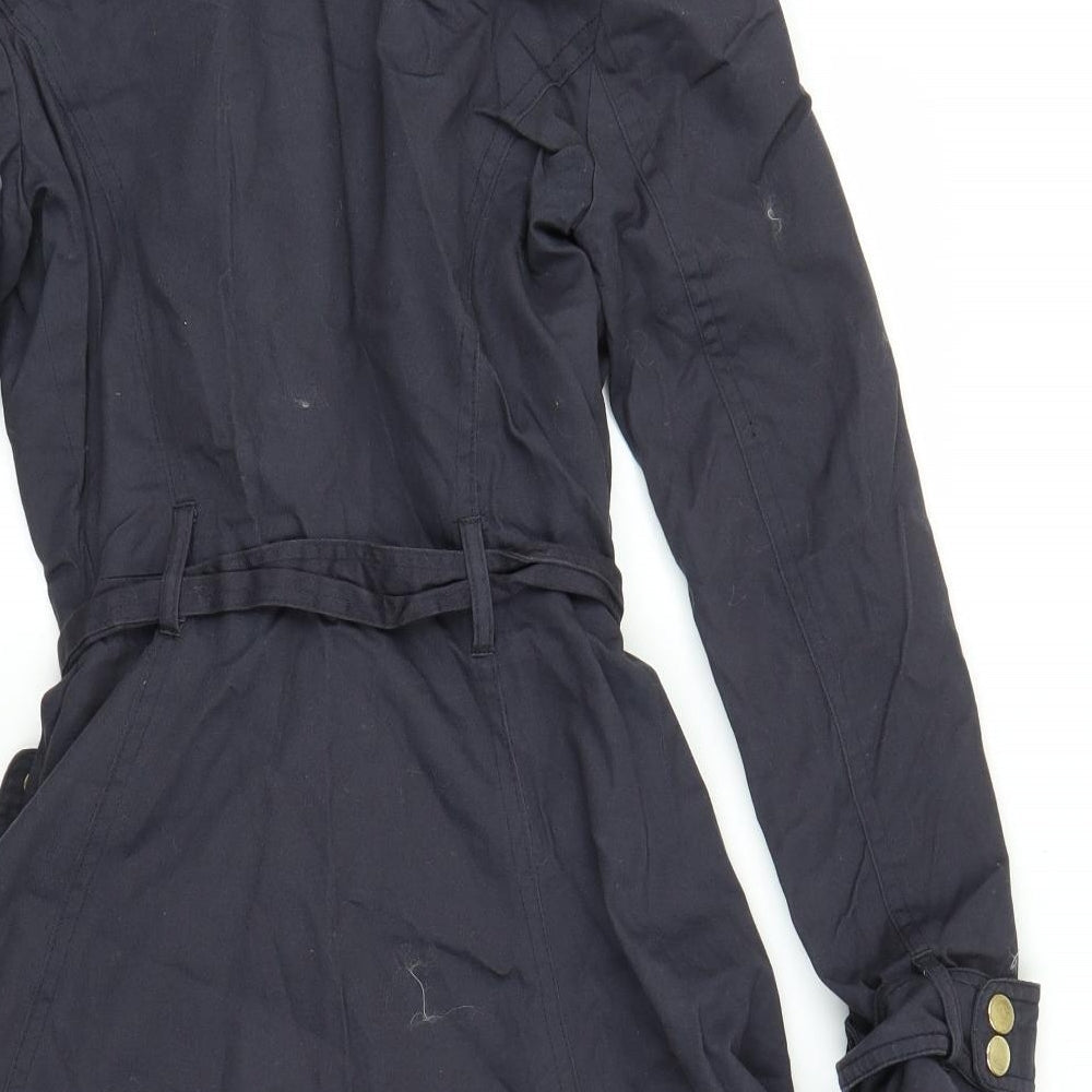 New Look Womens Blue   Overcoat Coat Size 6