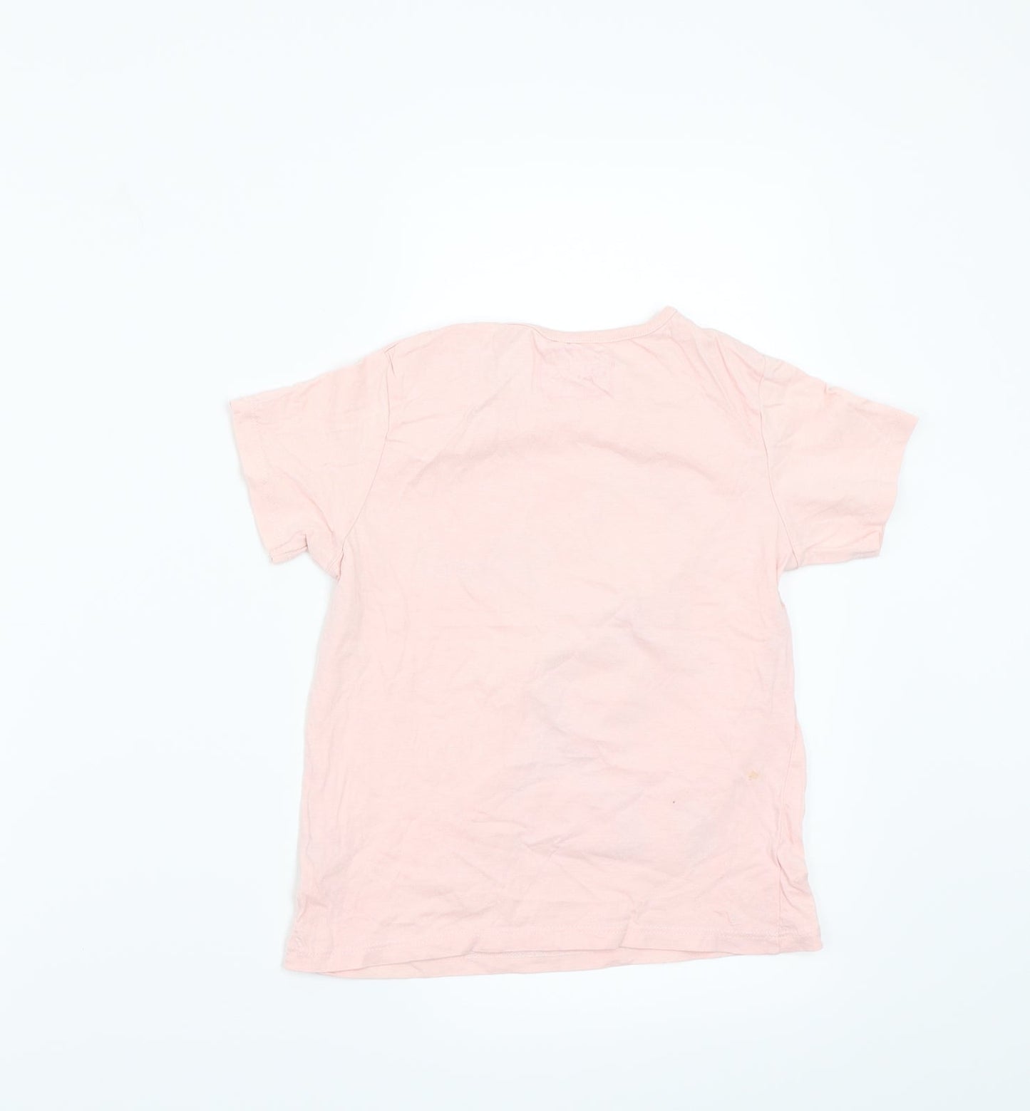 Pep&co Girls Pink   Basic T-Shirt Size 7 Years