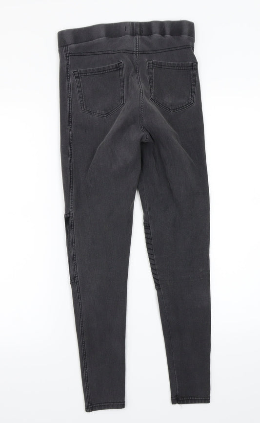 Papaya Womens Grey   Skinny Jeans Size 10 L25 in