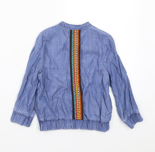 Matalan Girls Blue   Jacket Coat Size 5 Years