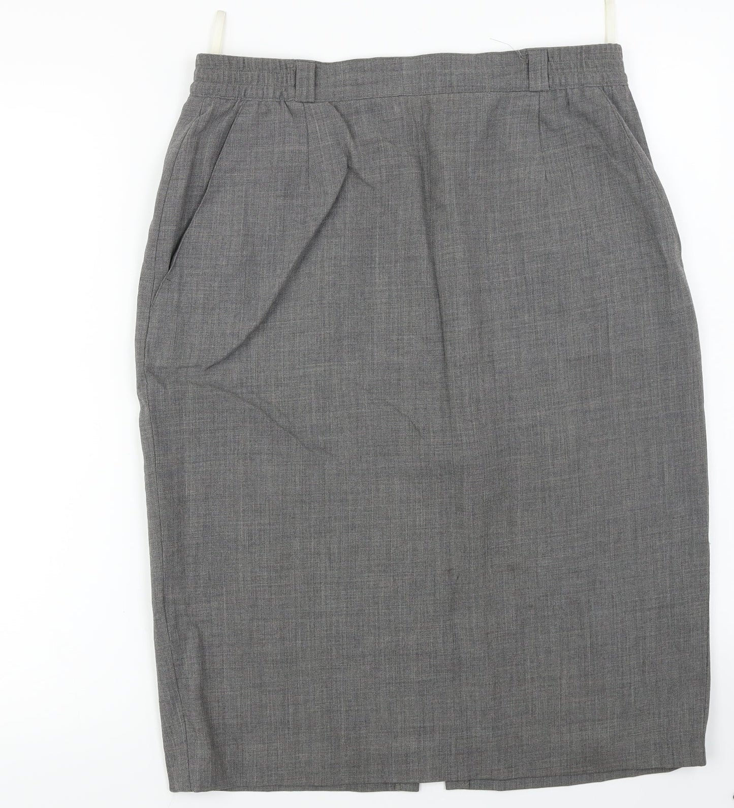 Preworn  Womens Grey   Bandage Skirt Size 30 in