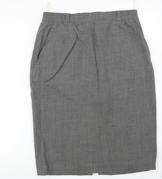 Preworn  Womens Grey   Bandage Skirt Size 30 in