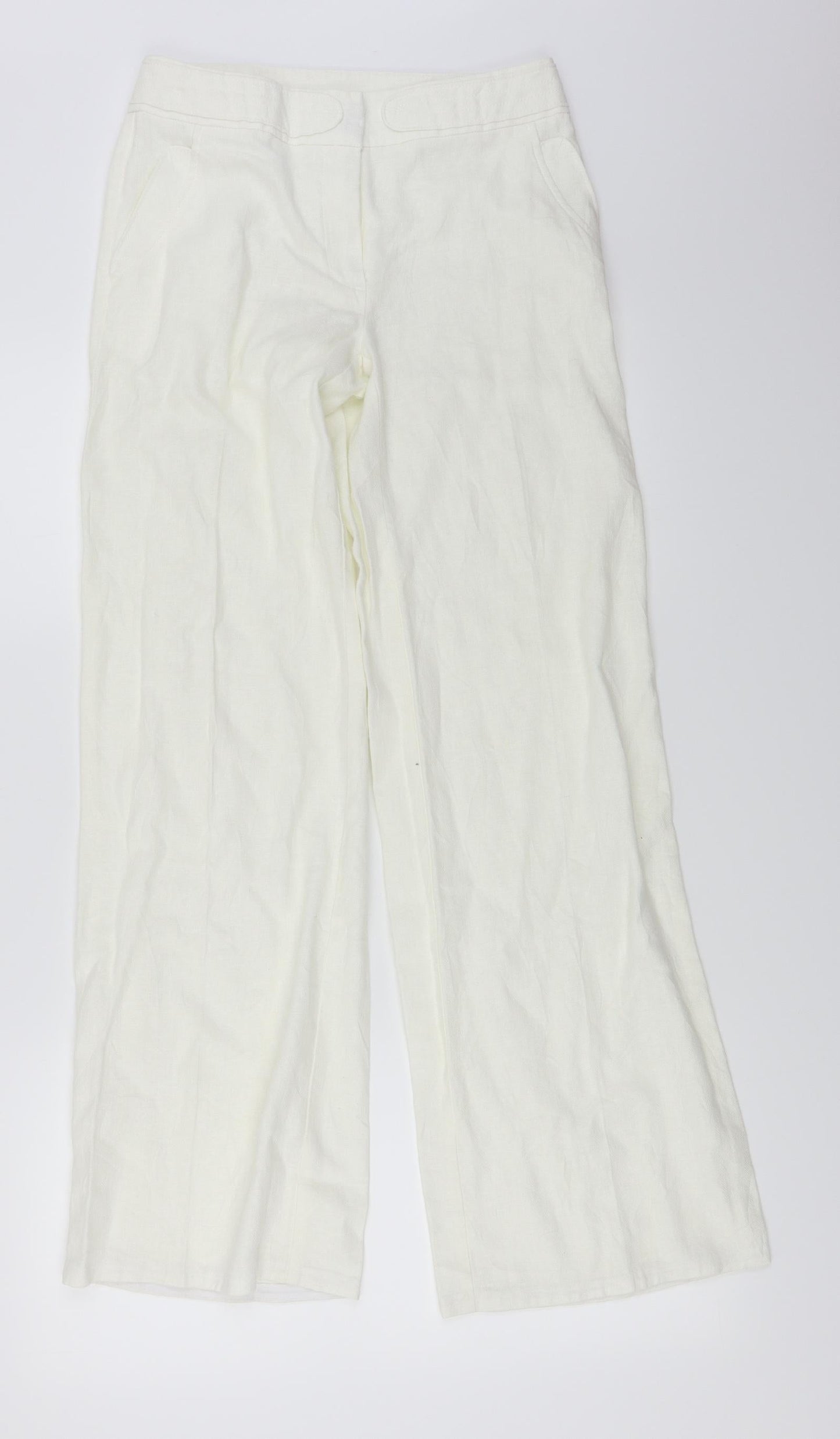 Preworn  Womens White   Trousers  Size 28 in L29 in