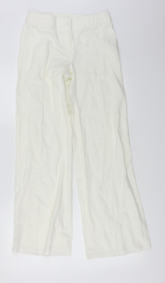 Preworn  Womens White   Trousers  Size 28 in L29 in