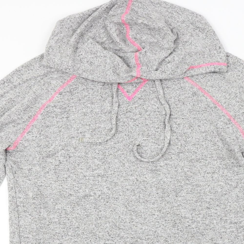 Time To Dream  Womens Grey   Pullover Hoodie Size M