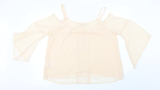 post skript Womens Pink   Basic Blouse Size 16