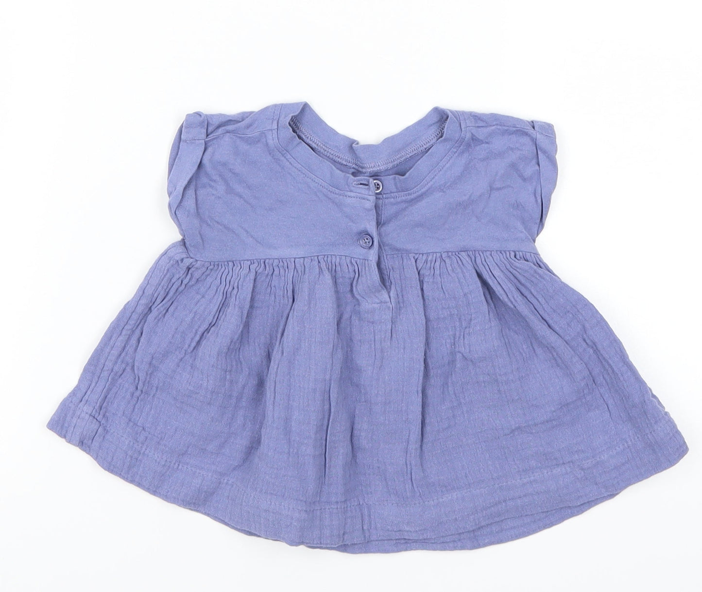 Gap Girls Blue   Basic T-Shirt Size 6-9 Months